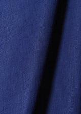 1 Yard Pure Linen Fabric Royal Blue Midweight Solid 7.5 oz 58 Inches Wide