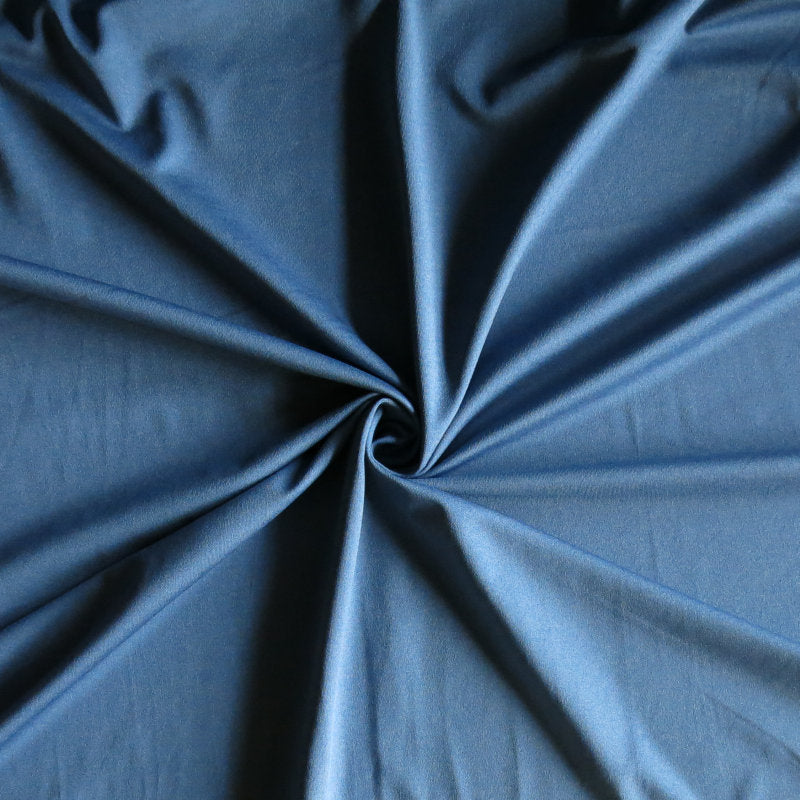 Poly Spandex Athletic Knit Fabric Ice Blue Heather