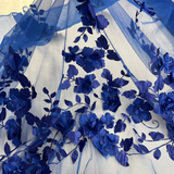 3D Floral Lace Fabric