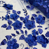 3D Floral Lace Fabric 60" Wide