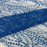 Galaxy Glitter Design Mesh Lace Polyester Fabric - Glitter Galaxy Pattern, 52-54" Width (1 Yard)