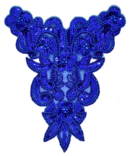 Sequins Beaded Applique 7.5 x 9.5