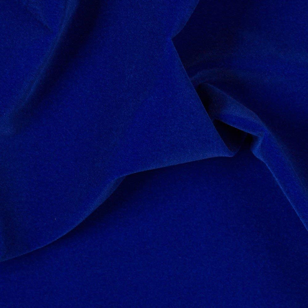 Royal Blue Upholstery Grade Flocking Velvet Fabric,