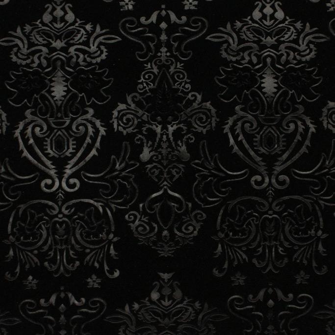 Royalty Embossed Stretch Velvet Fabric - Embossed Velvet, 4-Way Stretch, 56" Width (1 Yard)