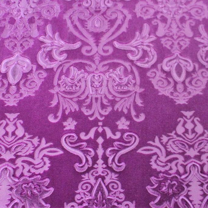 Embossed Stretch Velvet Fabric