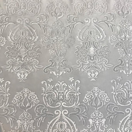 Royalty Embossed Stretch Velvet Fabric - Embossed Velvet, 4-Way Stretch, 56" Width (1 Yard)