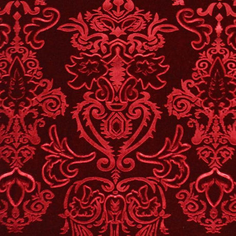 Royalty Embossed Stretch Velvet Fabric - Embossed Velvet, 4-Way Stretch, 56" Width (1 Yard)