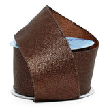 Malibu Sands Wired Ribbon 2 1/2 '' X 10 yd Brown Color 1 / ROLL