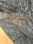 1 yarda de tela de organza con volantes, transparente y voluminosa para vestidos, fondos, decoración y proyectos DIY, ancho 52/54 pulgadas