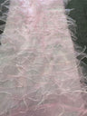 1 Yard Voluminous Ruffle Organza Fabric for Backdrops & Dresses 58/60" Width