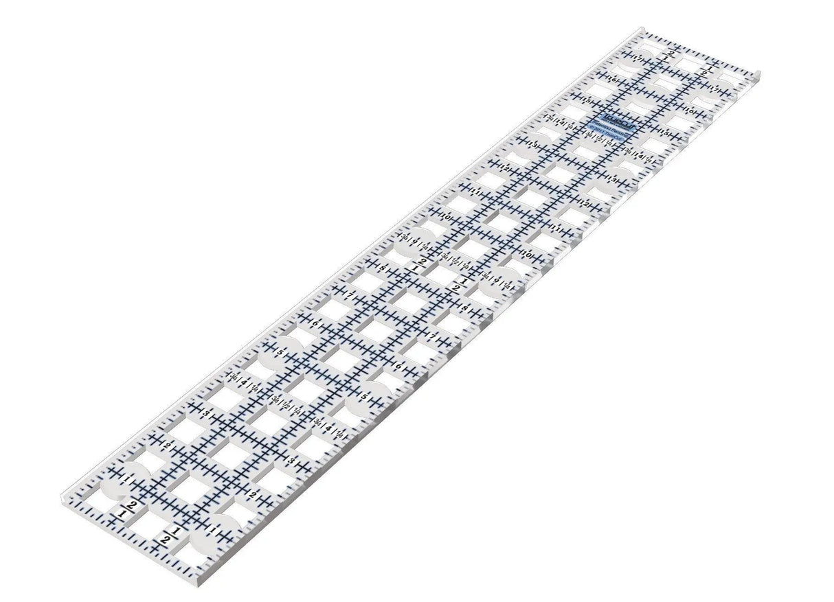 Acrylic Quilting Ruler 3in x 18in