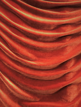 Rust Stretch Velvet Fabric - Rust, 58"-60" Width