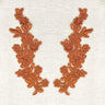 Beaded Floral Lace Applique