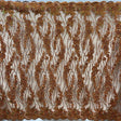 Beaded And Sequined Floral Sparkling Lace Fabric - Rust, Red, Purple Floral Embroidered, 53" Wide (1 Yard)