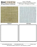 Linen Rayon Blend Rustic Fabric