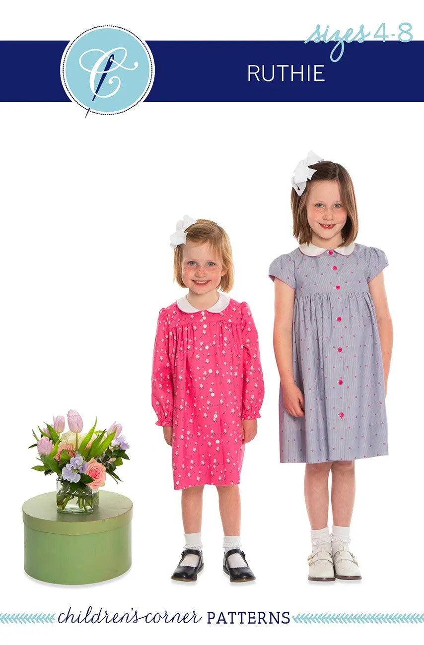 Children's Corner Ruthie Dress Pattern Sizes 4-8