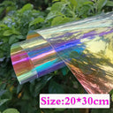 4 Iridescent Holographic PVC Fabric – DIY Material
