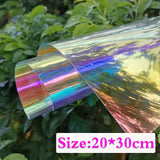 4 Iridescent Holographic PVC Fabric – DIY Material