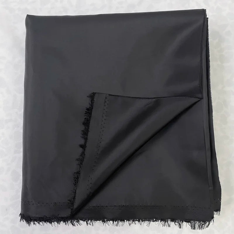 Taffeta Lining Fabric for Clothes and Luggage, Black Cloth