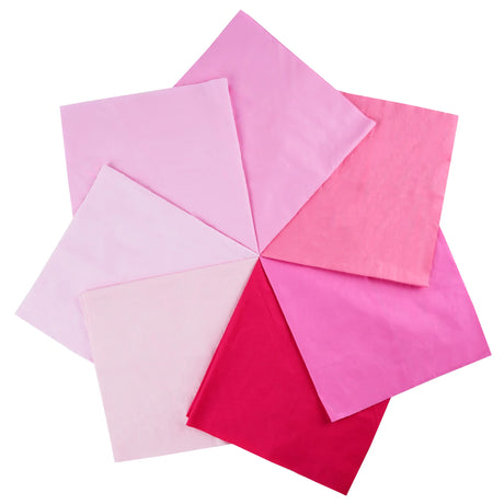 7PCS 25 x 25cm/50 x 50cm Squares Cotton Craft Plain Fabric Cloths for DIY Bundle Patchwork Quilting Sewing Scrapbooking Artcraft