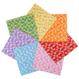 7Pcs 20" x 20" Cotton Fabric DIY Making Supplies Quilting Patchwork Fabric Fat Quarter Bundles DIY for Quilting Patchwork