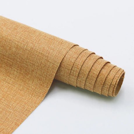 Self Adhesive Linen Fabric For DIY Handmade Crafts Gift Packaging Jewelry Drawer Liner Bag Wall Home Renovation Decorative Cloth