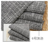Thickened Coating Coarse Cotton and Linen Sofa Fabric DIY Solid Color Coarse Fabric Home Cushion Sofa Soft Bag Background Fabric