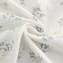 135x50/500cm Pure Color Crepe Double-Layer Cotton Yarn Fabric, Making Soft Pajamas Clothes Fabric DIY Clothing Cloth YHTJ0113