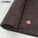 100cm*148cm Solid Color Thick Coarse Linen Sofa Fabric Cotton and Linen Curtain Tablecloth DIY Polyester Linen Fabric 400-500g/m