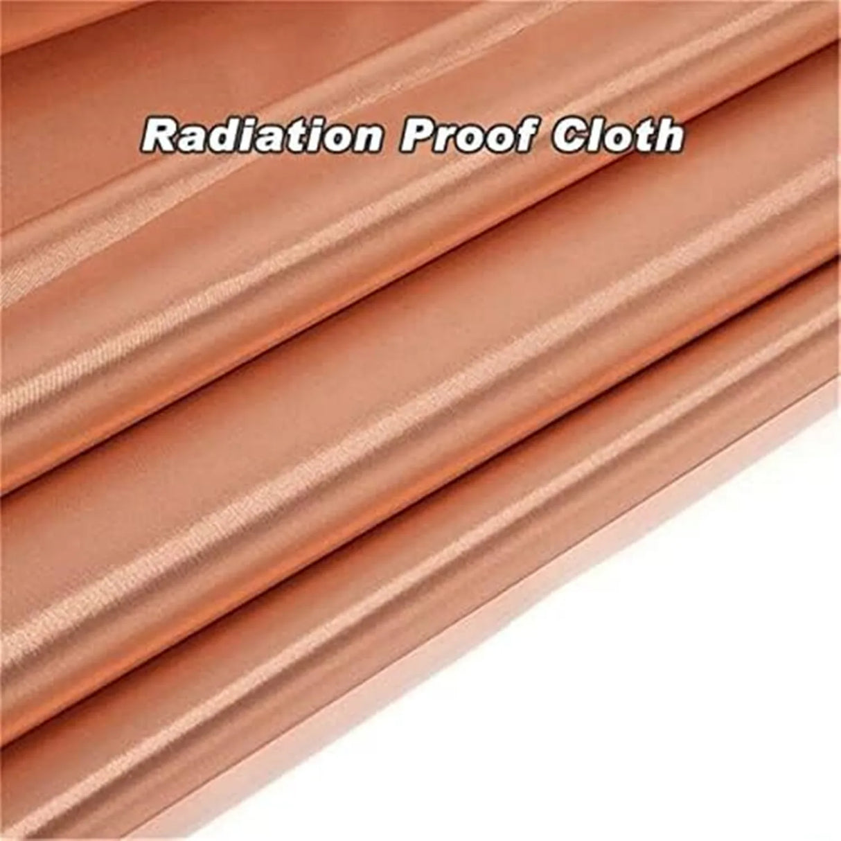 Golden Faraday Fabric RFID Shielding Block WiFi/RF Anti-Radiation Conductive Magnetic Copper EMF Protection Cloth Signal Blocker