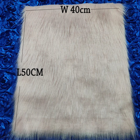 1PC 40x50CM Faux Fur Fabric Soft Plush Clothing Sewing Fabric For Toys Sofa Home Decoration Diy Handmade Crafts Material