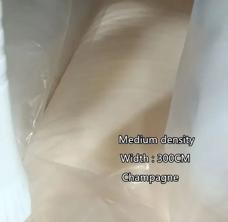 Encryption Soft Mesh Fabric for Bridal Wedding Dress, Tulle Fabric, Widening, Wedding Scene Decoration, 300cm Width