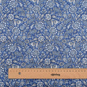 Chainho,Printed Twill Weave Cotton Fabric,DIY Qulting Sewing Material,Patchwork Cloth,Blue Series,6 Designs,3 Spiecification