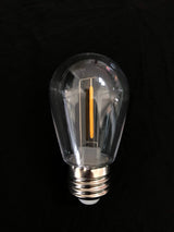 48' Warm White In-Line Patio Light Set - S14 LED Bulbs Included
