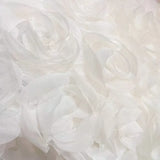 3D Large Rose Embroidered Lace Fabric, Discoloration Flower Children's Applique Clothing, Dress Fashion, RS24458
