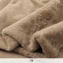 8mm Imitation Rabbit Fur Fabric Soft Short Plush For Warm Scarf, Doll,DIY Plush Toys Fabric Background Display Cloth 50x50cm/1m