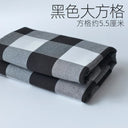 Home Furnishings Tablecloths Curtains Cushions Sofas Thickened Yarn Dyed Polyester Cotton Checkered Stripes Solid Colors Fabric