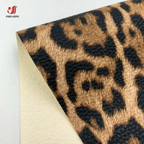 Leopard PU Leatherette Sewing Fabric Faux Leather DIY Craft Brooch Bow Handmade Earring Making Doll DIY Decor
