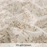 135x50/500cm Pure Color Crepe Double-Layer Cotton Yarn Fabric, Making Soft Pajamas Clothes Fabric DIY Clothing Cloth YHTJ0113
