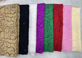 5Yards White Jacquard Lace Fabric Brocade Material for Sewing Prom Dress Fluffy Skirt Costumes