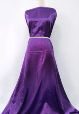 Solid Satin 58" Wide | 1Meter | 2Meters | 5Meters | Silky Charmeuse Scarf Craft DIY Fabric Purple