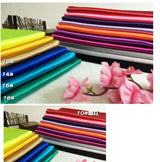 Bright Shiny Stretch Satin Fabric, Spandex Lycra Cloth for Dance Dress, Sports and Yoga Material,Black,White,Blue,By the Meter,