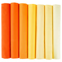 7PCS 25 x 25cm/50 x 50cm Squares Cotton Craft Plain Fabric Cloths for DIY Bundle Patchwork Quilting Sewing Scrapbooking Artcraft