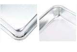 Sheet Pans, 19 Gauge Wire in Rim Aluminum Bun Pan / Sheet Cake Pans, All Sizes