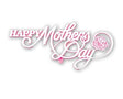 Happy Mother's Day Plaque Cake Toppers, 5" - 12 or 48 pieces