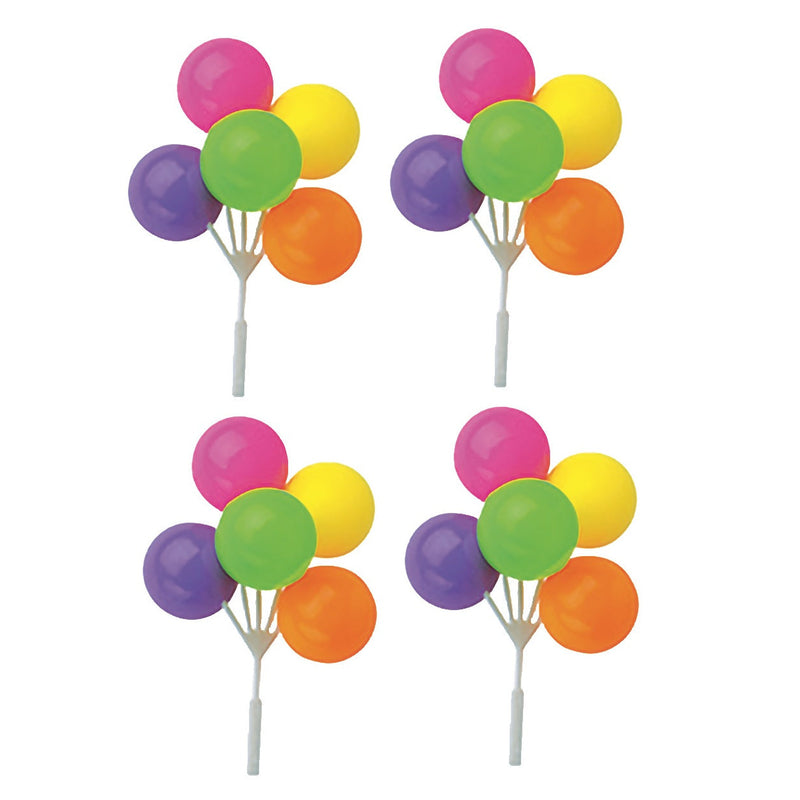 Neon Balloon Clusters, Neon Multi, 12 or 36 count