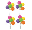 Neon Balloon Clusters, Neon Multi, 12 or 36 count