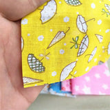 100pcs 10*10cm Plain Weave Thin Fabric For Diy Country Style Floral Small Cloth, Sewing Practice, Fun Handicraft Materials