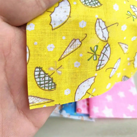 100pcs 10*10cm Plain Weave Thin Fabric For Diy Country Style Floral Small Cloth, Sewing Practice, Fun Handicraft Materials