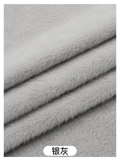 50x50cm 5mm Soft Breathable Elastic Faux Fur Fabric for Sewing Plush Toy Doll Scarf Hat Decorative Cloth Handmade DIY Fabrics